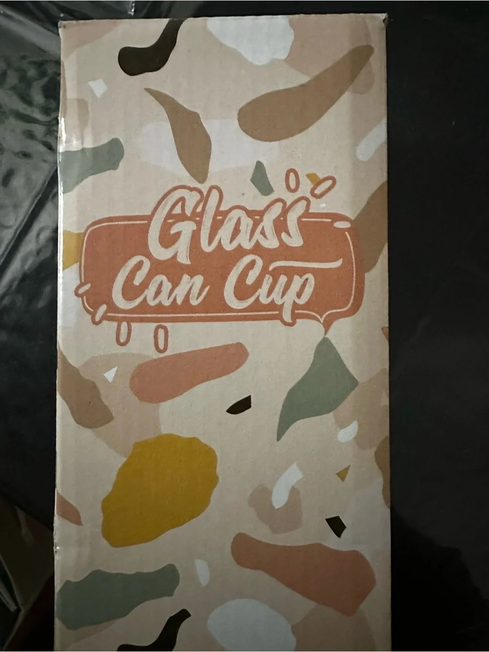 Clear Glass Canister with Bamboo Lid - Cool Mom Club Design